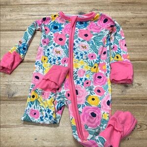 Colorful Floral Baby Onesie